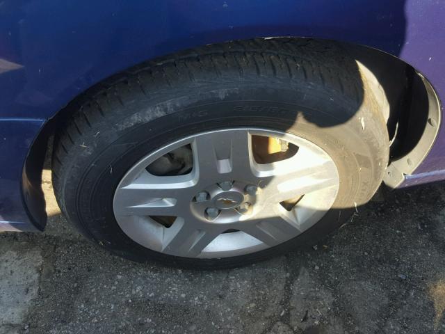 1G1ZT53F86F265341 - 2006 CHEVROLET MALIBU LT Mavi foto 9