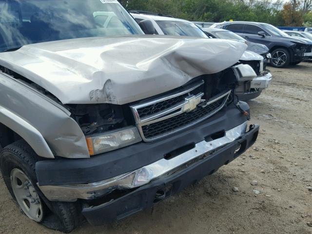 1GCHK29U46E116148 - 2006 CHEVROLET SILVERADO GRAY photo 9