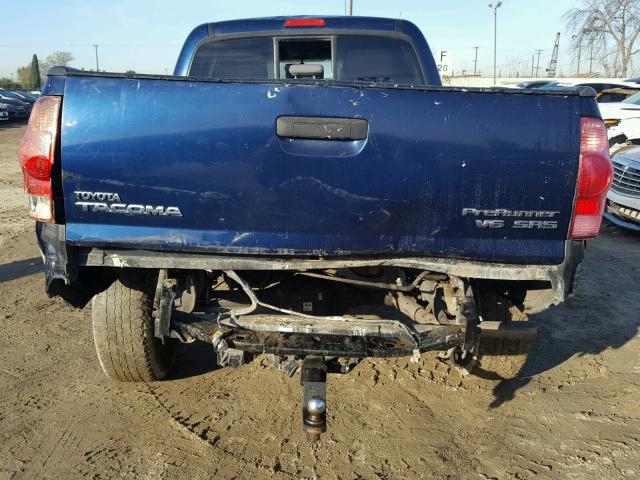 3TMKU72N86M008769 - 2006 TOYOTA TACOMA DOU BLUE photo 9