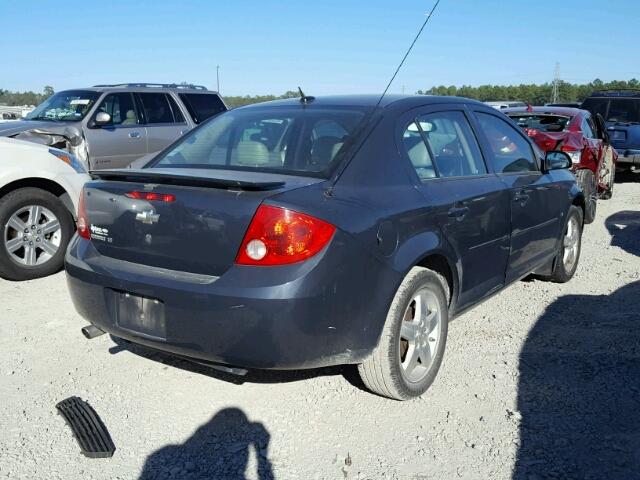 1G1AL58F587139263 - 2008 CHEVROLET COBALT LT GRAY photo 4