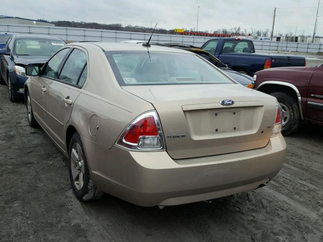 3FAHP07Z47R166587 - 2007 FORD FUSION SE GOLD photo 3