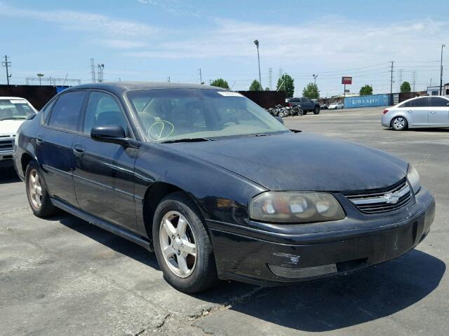 2G1WH52K359122050 - 2005 CHEVROLET IMPALA LS BLACK photo 1