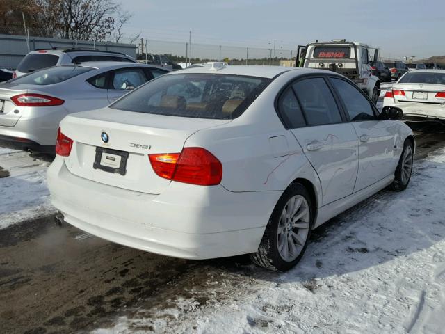 WBAPK5C51BF122392 - 2011 BMW 328 XI SUL WHITE photo 4