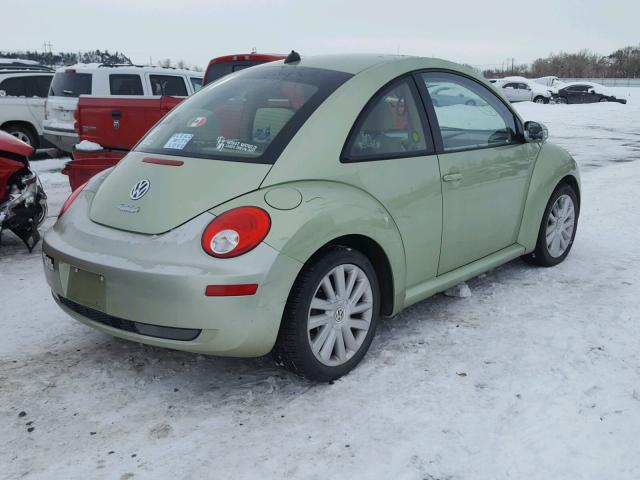 3VWRW31C78M526373 - 2008 VOLKSWAGEN NEW BEETLE BLUE photo 4