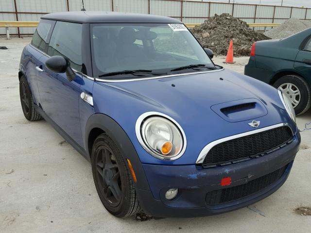 WMWMF73538TV38134 - 2008 MINI COOPER S BLUE photo 1