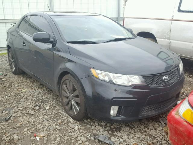 KNAFW6A33B5422688 - 2011 KIA FORTE SX BLACK photo 1