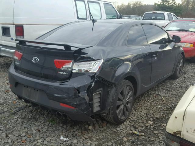 KNAFW6A33B5422688 - 2011 KIA FORTE SX BLACK photo 4