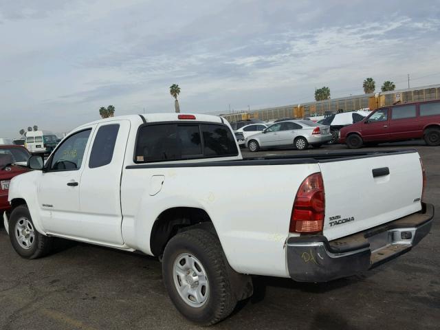 5TETX22N85Z080880 - 2005 TOYOTA TACOMA ACC WHITE photo 3