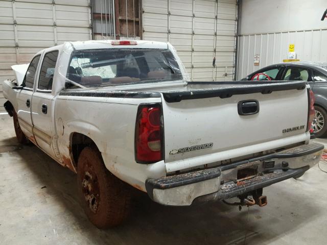 2GCEC13T851156484 - 2005 CHEVROLET SILVERADO WHITE photo 3