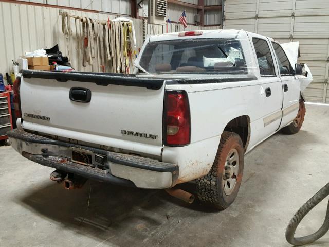 2GCEC13T851156484 - 2005 CHEVROLET SILVERADO WHITE photo 4