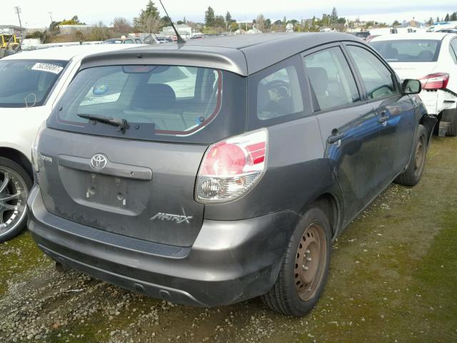 2T1KR32E08C691265 - 2008 TOYOTA COROLLA MA GRAY photo 4