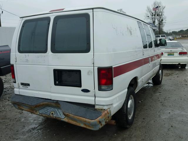 1FTNE24L32HA37104 - 2002 FORD ECONOLINE WHITE photo 4