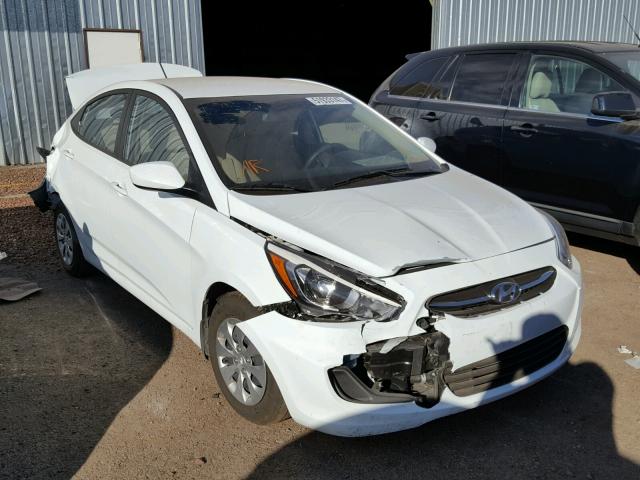 KMHCT4AE9GU021143 - 2016 HYUNDAI ACCENT SE WHITE photo 1