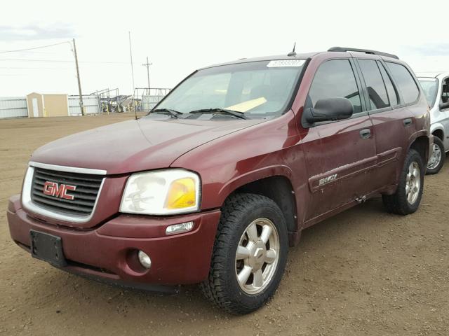 1GKDS13S952184627 - 2005 GMC ENVOY BURGUNDY photo 2