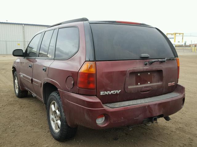 1GKDS13S952184627 - 2005 GMC ENVOY BURGUNDY photo 3