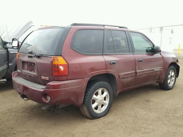 1GKDS13S952184627 - 2005 GMC ENVOY BURGUNDY photo 4