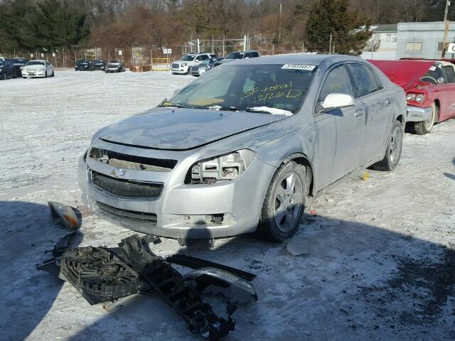 1G1ZH57BX94228445 - 2009 CHEVROLET MALIBU 1LT SILVER photo 2