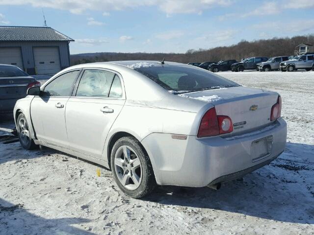 1G1ZH57BX94228445 - 2009 CHEVROLET MALIBU 1LT SILVER photo 3