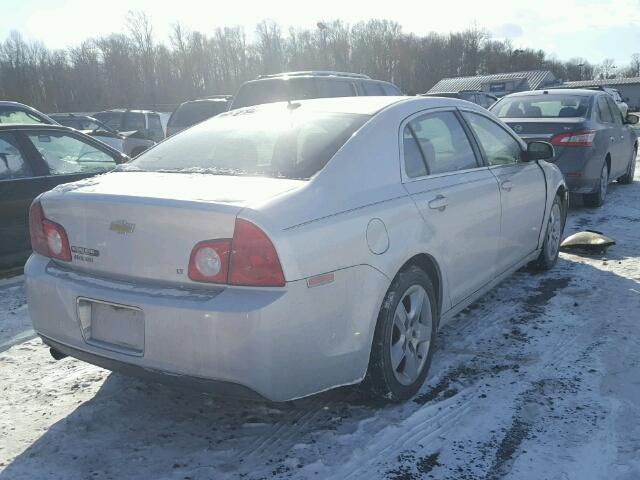 1G1ZH57BX94228445 - 2009 CHEVROLET MALIBU 1LT SILVER photo 4