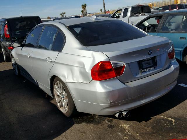 WBAVB13586PT01724 - 2006 BMW 325 I SILVER photo 3