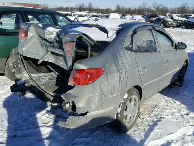 KMHDU4AD2AU928560 - 2010 HYUNDAI ELANTRA BL TEAL photo 4