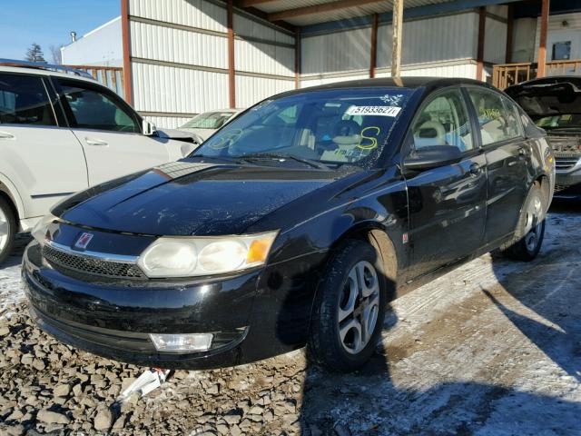1G8AK52F74Z186662 - 2004 SATURN ION LEVEL BLACK photo 2
