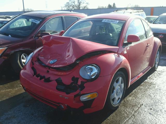 3VWCA21C2XM469206 - 1999 VOLKSWAGEN NEW BEETLE 红色 照片 2