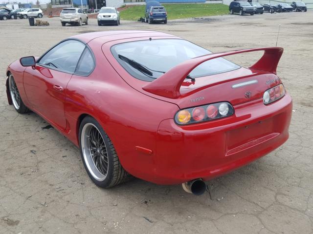 JT2JA82J4P0004643 - 1993 TOYOTA SUPRA SPOR RED photo 3