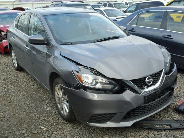 3N1AB7APXHY312706 - 2017 NISSAN SENTRA S GRAY photo 1