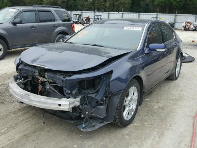 19UUA86289A004649 - 2009 ACURA TL BLUE photo 2