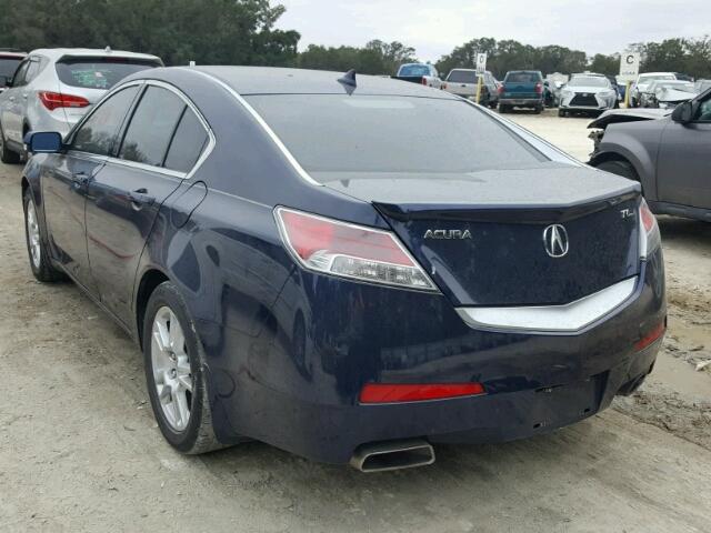 19UUA86289A004649 - 2009 ACURA TL BLUE photo 3