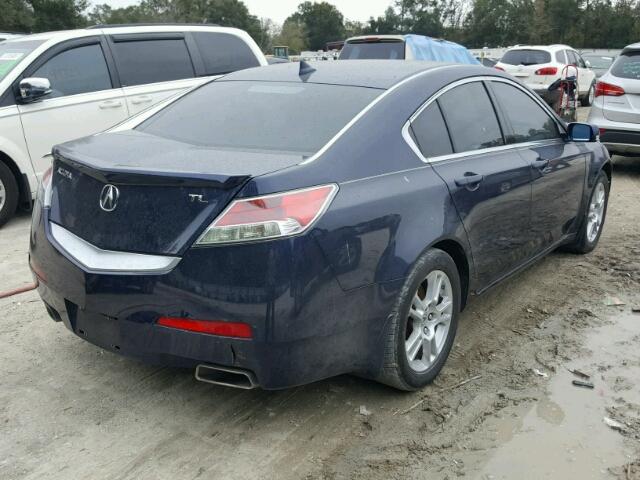 19UUA86289A004649 - 2009 ACURA TL BLUE photo 4