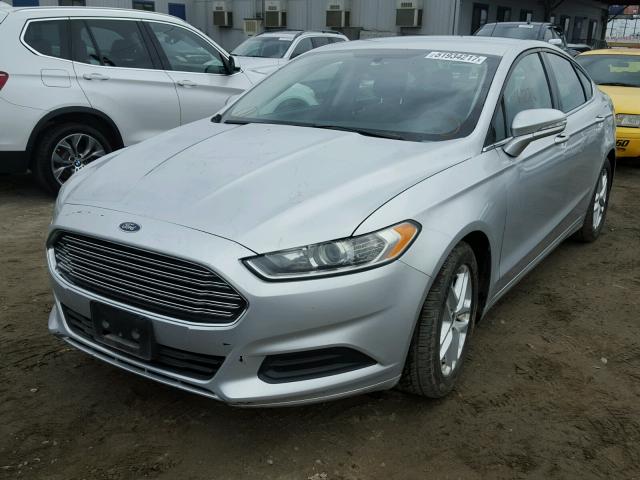 3FA6P0H77ER158226 - 2014 FORD FUSION SE SILVER photo 2