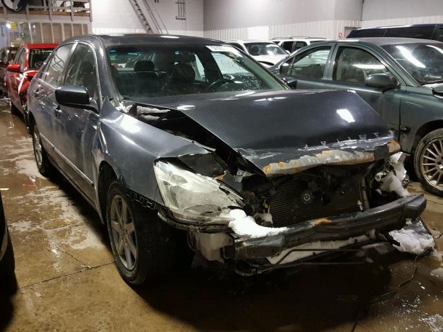 1HGCM66534A018677 - 2004 HONDA ACCORD EX GRAY photo 1