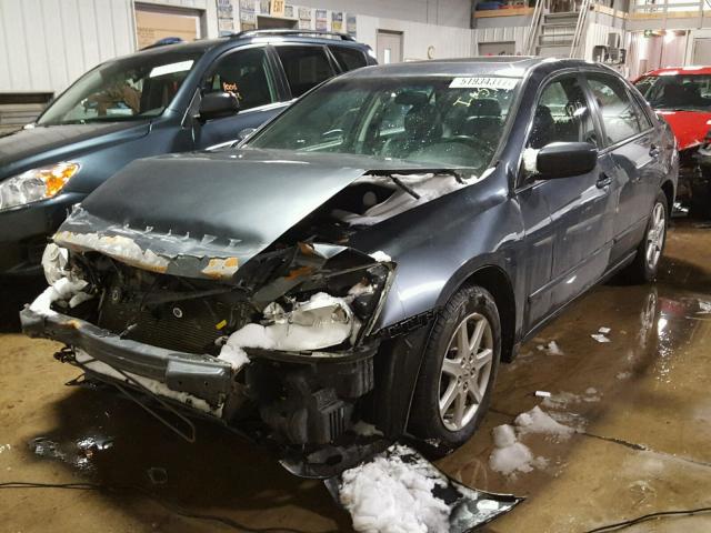 1HGCM66534A018677 - 2004 HONDA ACCORD EX GRAY photo 2