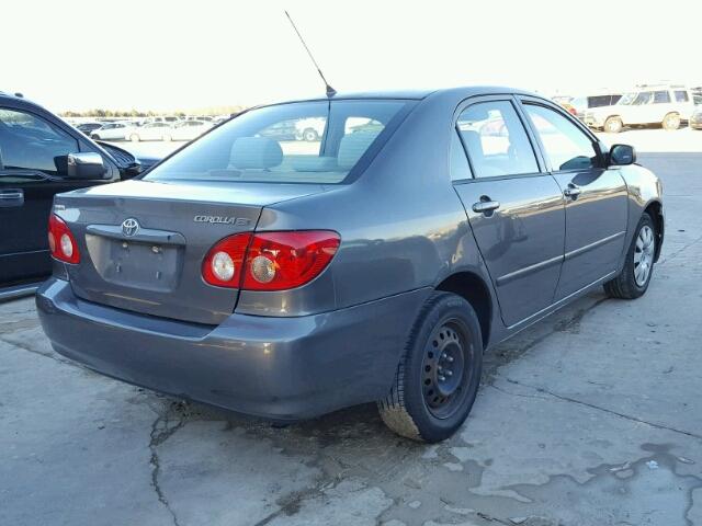 1NXBR32E25Z469482 - 2005 TOYOTA COROLLA GRAY photo 4