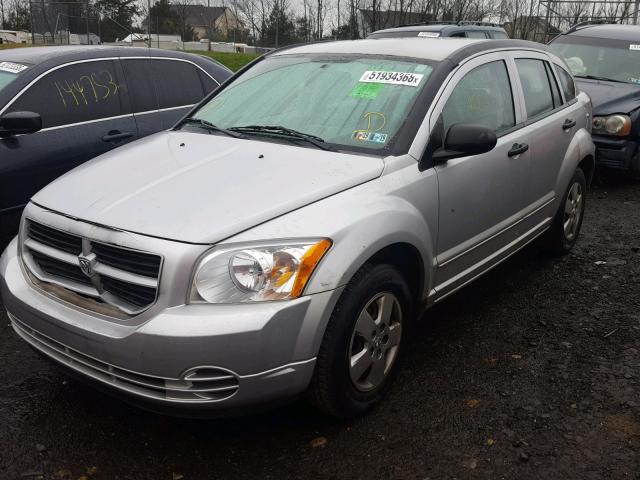 1B3HB28B67D201677 - 2007 DODGE CALIBER SILVER photo 2