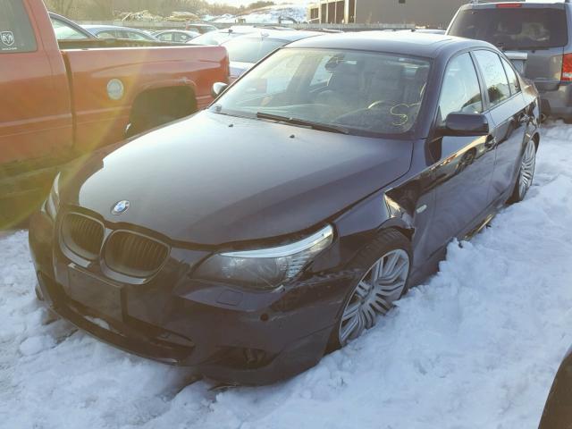 WBANW53578CT54601 - 2008 BMW 550 I BLACK photo 2