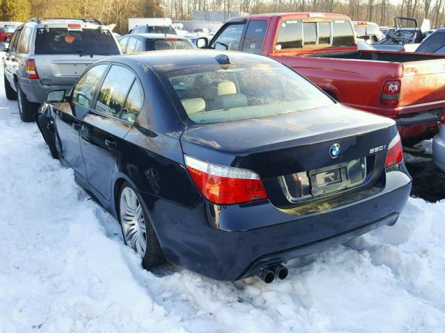 WBANW53578CT54601 - 2008 BMW 550 I BLACK photo 3
