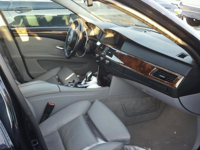 WBANW53578CT54601 - 2008 BMW 550 I BLACK photo 5