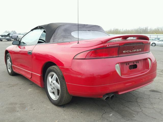 4A3AX35G4TE418301 - 1996 MITSUBISHI ECLIPSE SP RED photo 3