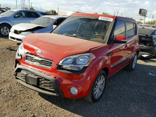 KNDJT2A65C7362279 - 2012 KIA SOUL + RED photo 2