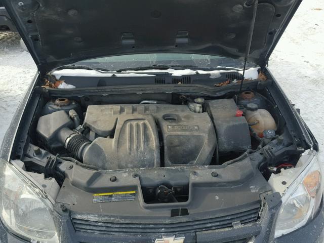 1G1AS58H497216968 - 2009 CHEVROLET COBALT LS GRAY photo 7