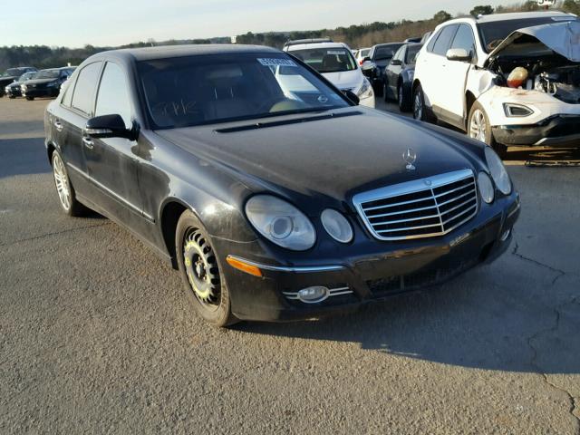 WDBUF56X67B121906 - 2007 MERCEDES-BENZ E 350 BLACK photo 1