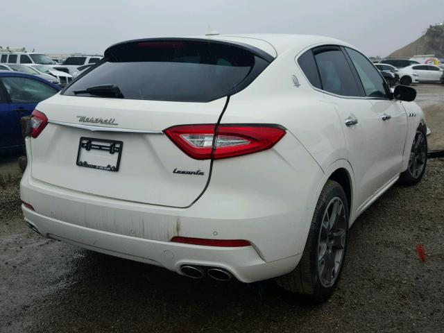 ZN661XUAXHX230925 - 2017 MASERATI LEVANTE WHITE photo 4