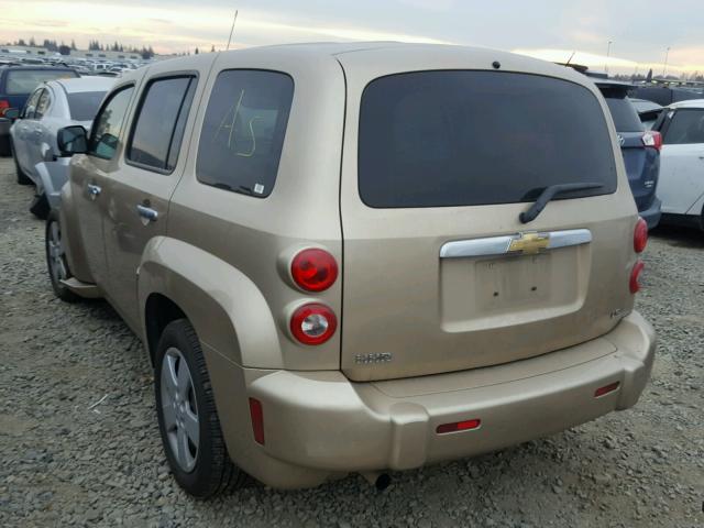 3GNDA13D77S604562 - 2007 CHEVROLET HHR LS TAN photo 3