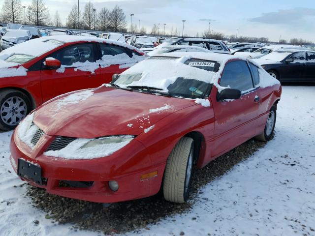 3G2JB12F65S117611 - 2005 PONTIAC SUNFIRE RED photo 2