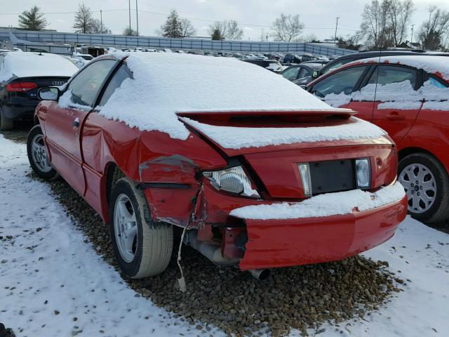 3G2JB12F65S117611 - 2005 PONTIAC SUNFIRE RED photo 3