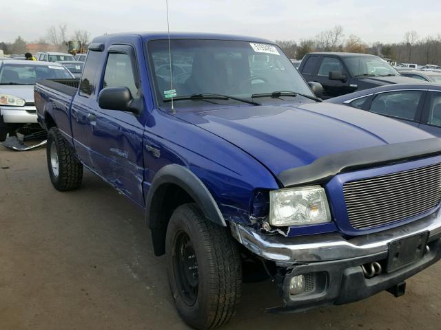 1FTZR45E74TA01059 - 2004 FORD RANGER SUP BLUE photo 1