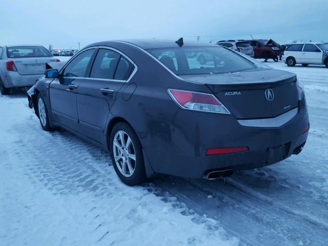 19UUA9F55AA000658 - 2010 ACURA TL GRAY photo 3